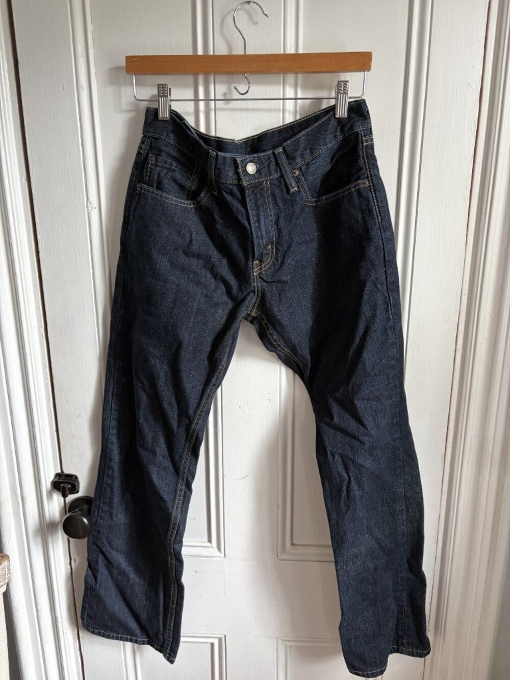 Levi's 559 Relaxed Straight Jeans Mens 30x30 Dark Wash Denim Made in Mexico